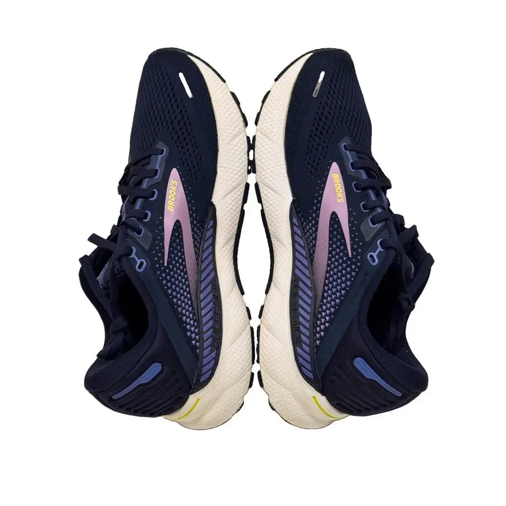 Brooks Adrenaline GTS 22 Women’s Running Shoes Size 10 Navy/Purple/Pink
